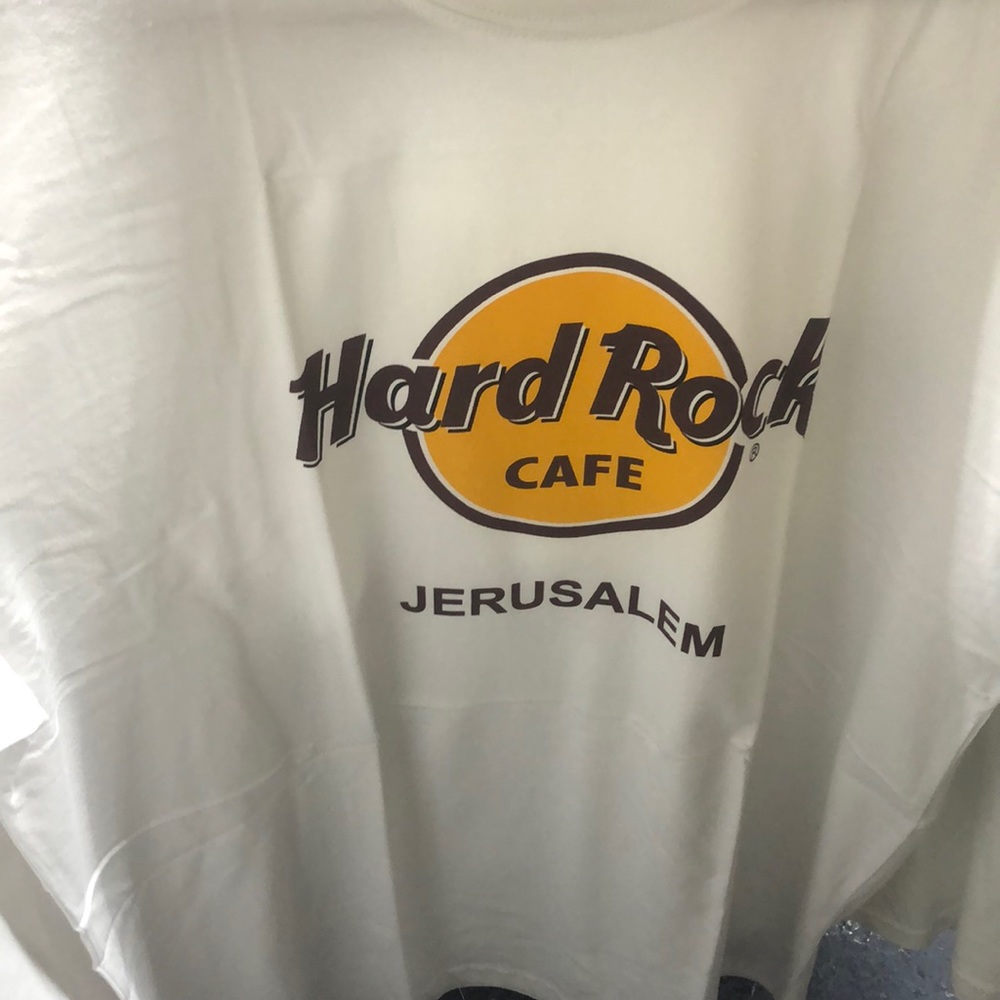 Hard rock tee Jerusalem. No tags but new